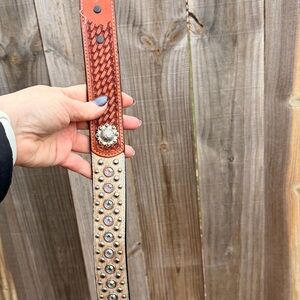 3D Belt Company or DDD 3-D Bling belt Size 32